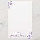 Search for lilac purple stationery paper Leaves