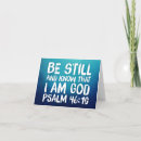 Search for know that i am god cards Bible verse