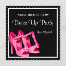 Search for dress up party invitations Girly