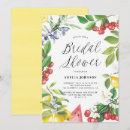 Search for summer fruit bridal shower invitations Botanical