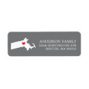 Search for massachusetts return address labels New home