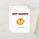 Search for cute pumpkin postcards Watercolor