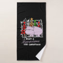 Search for funny christmas bath towels Merry beachy christmas