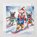 Search for bulldog christmas cards French bulldogs