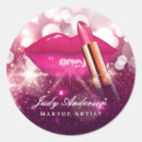 Search for pink lipstick stickers Trendy
