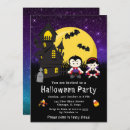 Search for vampire halloween invitations Purple