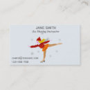 Search for figure skating business cards Modern ice skates