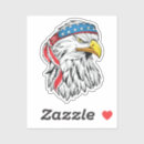 Recherche de aigle chauve autocollants Quatrième juillet