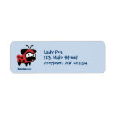 Search for pug return address labels Cartoon