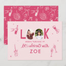 Search for collage birthday invitations Pink