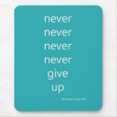 Search for never give up mousepads Motivational