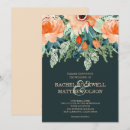 Search for peach teal wedding invitations Elegant