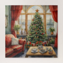 Search for vintage christmas tree puzzles Modern