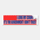 Search for love your country bumper stickers Government