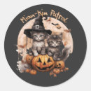 Search for autumn kitten stickers Halloween