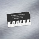 Recherche de instructeur de piano cartes visite Simple