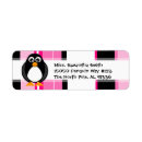 Search for penguin return address labels Cute