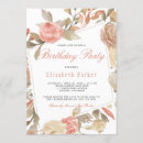 Search for peach and cream birthday invitations Summer