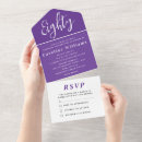 Search for purple 80th birthday invitations Milestone