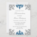 Recherche de blue quinceanera invitations Argent
