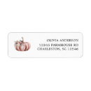Search for fall pumpkin return address labels Minimalist