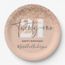 Search for 21st birthday plates Chic