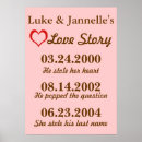 Search for our love story posters Anniversary