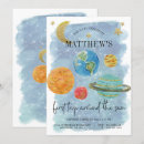 Search for outerspace invitations Watercolor