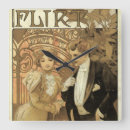 Search for art nouveau clocks Alphonse mucha
