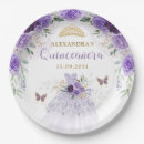 Search for butterfly plates Quinceañera