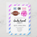 Search for football gender reveal invitations Sports