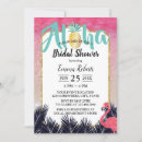 Search for palm tree bridal shower invitations Aloha