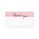 Search for coral wedding return address labels Pink