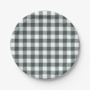 Search for green plaid pattern plates Country