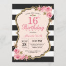 Search for white sweet 16 invitations 16th birthday