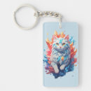 Search for fire and ice keychains Blue