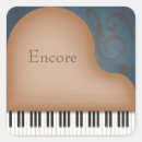Recherche de piano queue autocollants Pianiste