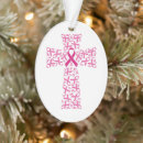 Search for breast cancer ornaments Faith