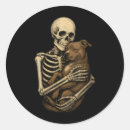 Search for skeleton dog stickers Full moon