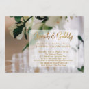 Recherche de gold bridal shower invitations Brunch nuptial