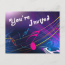 Search for 60 music invitations Vintage
