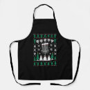 Search for ugly christmas sweater aprons Santa