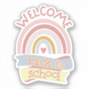 Search for welcome school stickers Rainbow