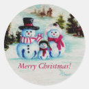 Search for snowman family stickers Winter