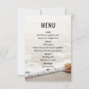 Recherche de modèle de menu mariage invitations Chic