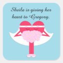 Search for engaged square stickers Whimsical