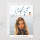 Search for orange and blue graduation invitations Trendy