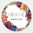 Recherche de orange bleu autocollants Merci