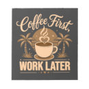 Search for coffee notepads Typography