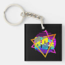Search for retro 80 keychains Sunset